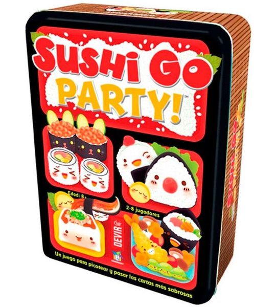 Devir Sushi Go Party!, Kaartspel, Feest, 2 jaar, 15 min, Familiespel
