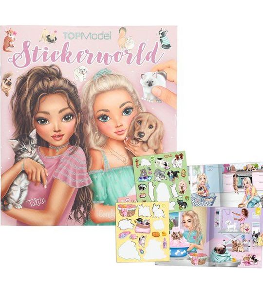 Depesche - TOPModel Stickerworld - KITTY and DOGGY - stickerboek