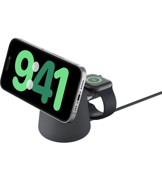 Belkin Boost Charge™ Pro 2in1 Qi2 15w Charging Stand Draadloze Oplader