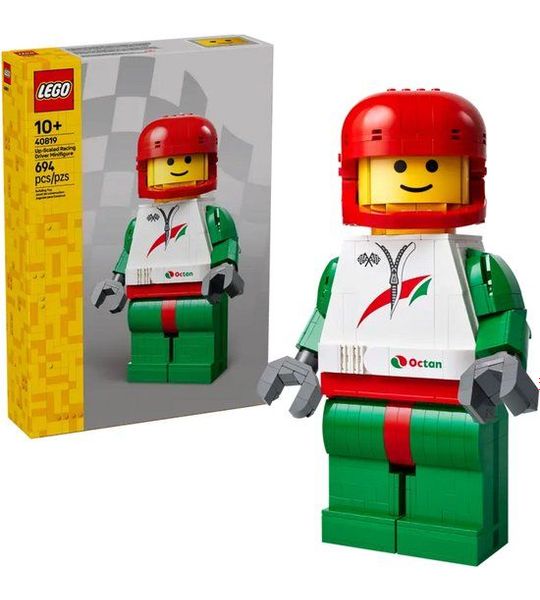 LEGO Minifiguren 40819 - Grote minifiguur van een coureur