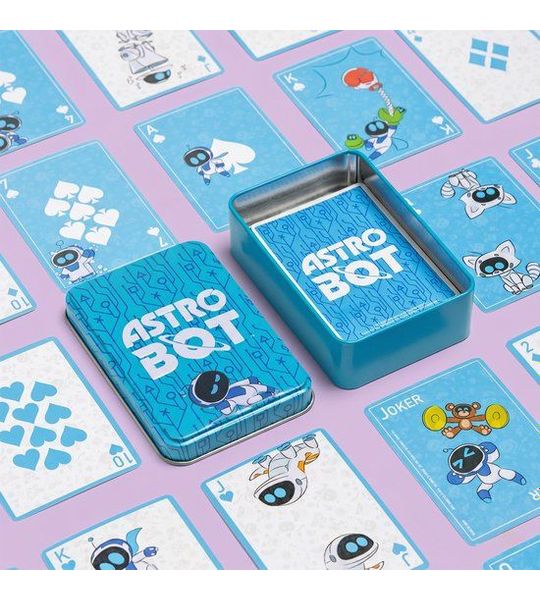 Paladone Astro Bot kaartspel in blikje