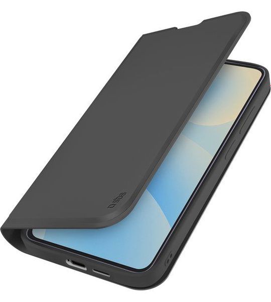 SBS Wallet Smooth Cover Telefoonhoesje Voor Samsung Galaxy S26 Plus Zwart