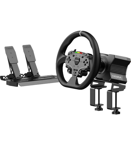 Moza R5 Bundel Racestuur + Pedalen