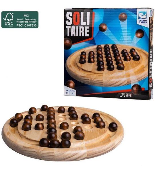 CLOWN GAMES Clown Games Solitaire Hout FSC (2016882)