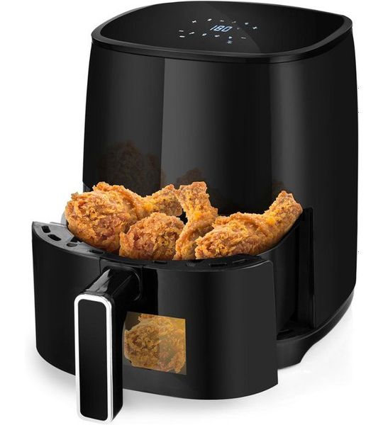 QIN® Mini airfryer - Airfryer - Airfryer klein - Zwart - ‎26cm x 30cm x 35cm