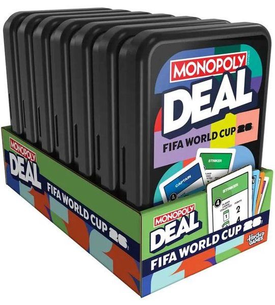 Hasbro Monopoly kaartspel FIFA editie - kaartspel voor gezinnen.