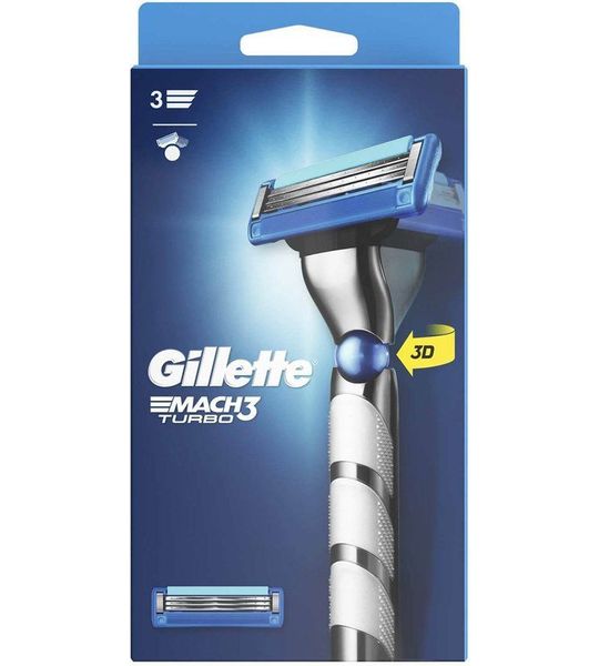 1 ST Gillette Mach3 Turbo 1 Up Razor