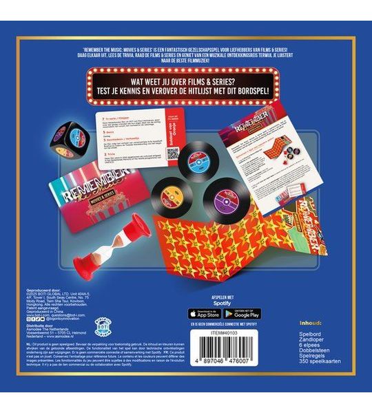 Asmodee Remember the Music Movies & Series.
