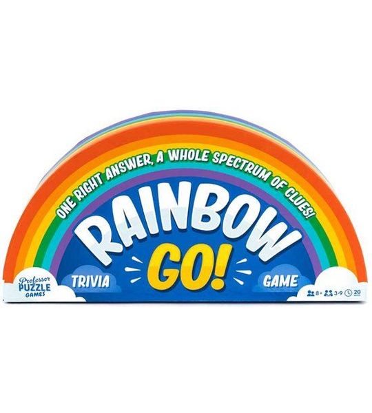 Rainbow Go - Kaartspel - Party Spel - Professor Puzzle - Engelstalige Versie