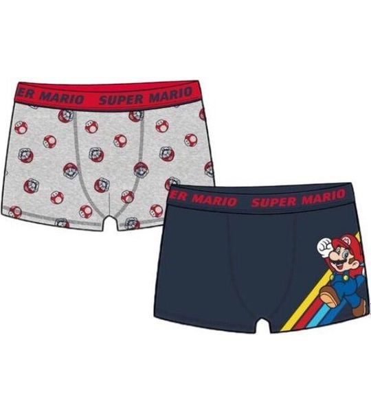 Nintendo Super Mario set 2 boxer - 6/8 jaar