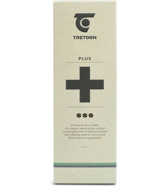 Tretorn Plus - Tennisballen - 3 stuks - Geel
