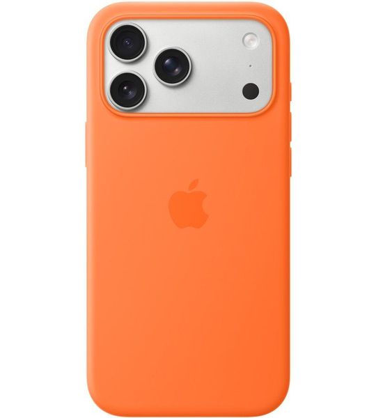 Apple Silicone Magsafe Cover Voor Apple Iphone 17 Pro Max Oranje