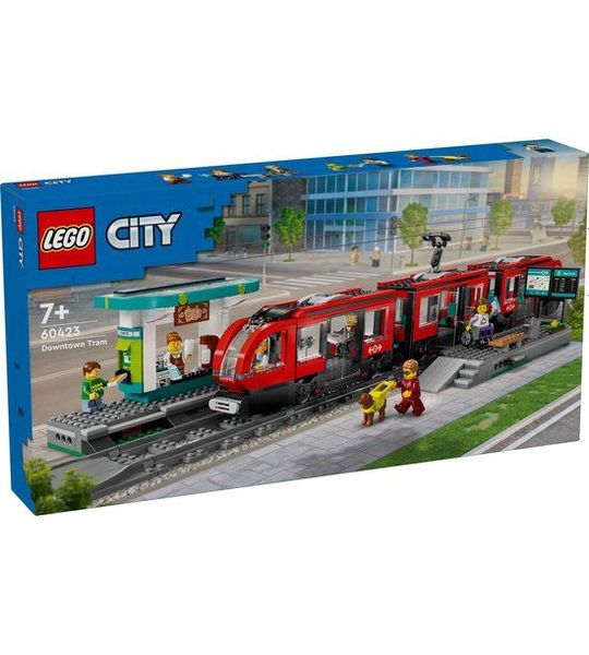 LEGO City Stadstram en station 60423