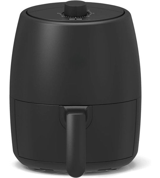 QIN® Mini airfryer - Airfryer - Airfryer klein - Zwart - 22cm x 28cm x 27cm