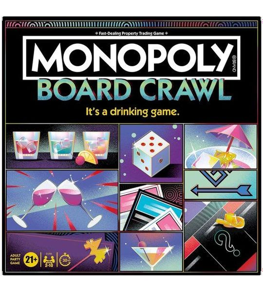 Monopoly Board Crawl - Engelstalig - Vanaf 21 jaar - 2 tot 10 spelers