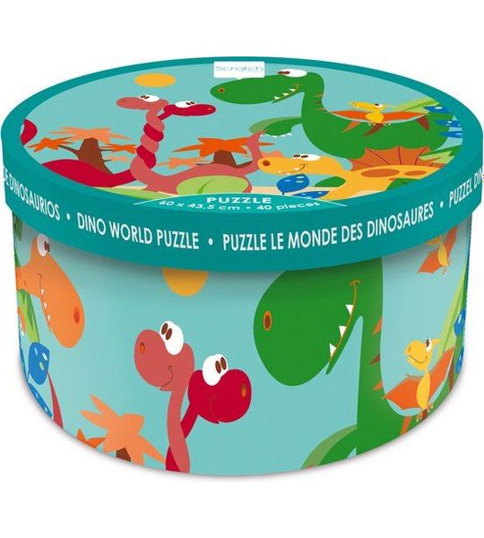 Scratch Puzzel Dino Wereld 40 Stukjes