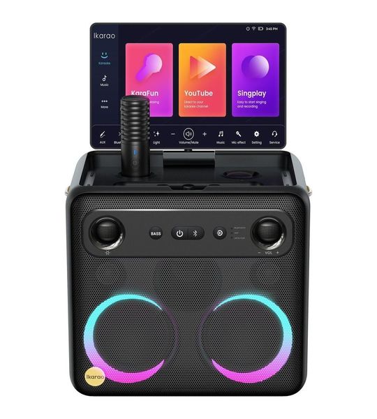 Lenco BREAK X2 karaoke systeem Bluetooth speaker