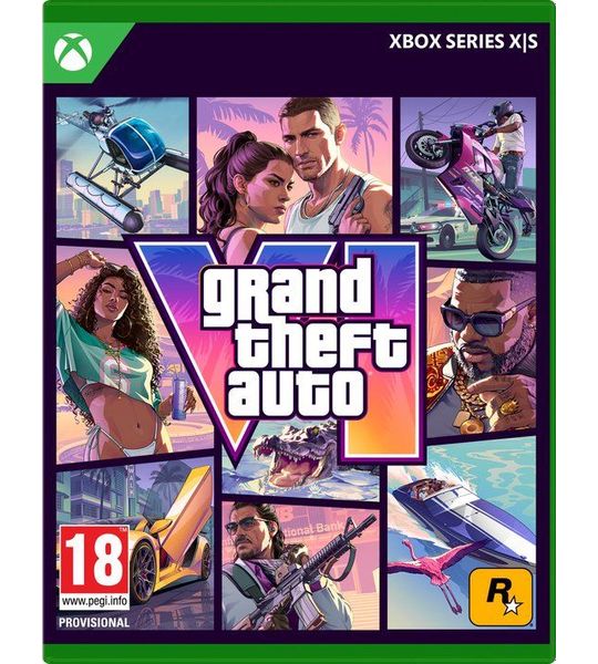 Rockstar Grand Theft Auto 6 (gta Vi) (xbox Series X S) - Code In A Box