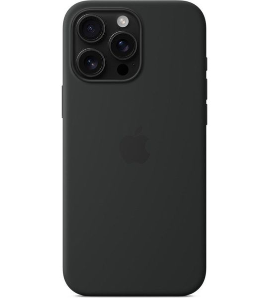 Apple Silicone Magsafe Cover Voor Apple Iphone 16 Pro Max Black