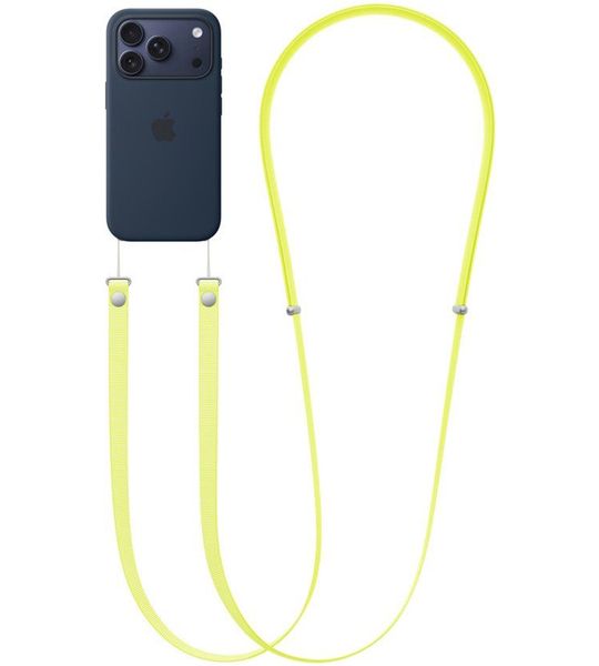 Apple Strap Crossbodykoord Voor Apple Iphone Geel