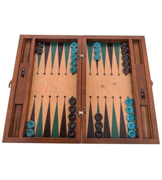 Backgammon Speelset van Hoge Kwaliteit - Tavla - TricTrac - 51 x 31,5 cm