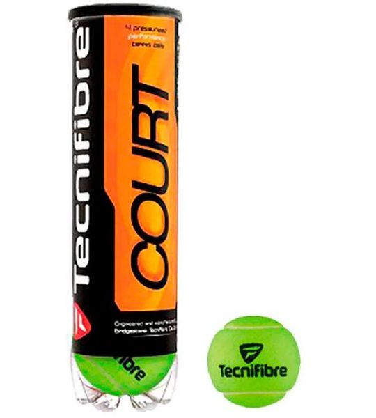 Tecnifibre Court Tennisballen Doos Transparant 36 x 3 Balls