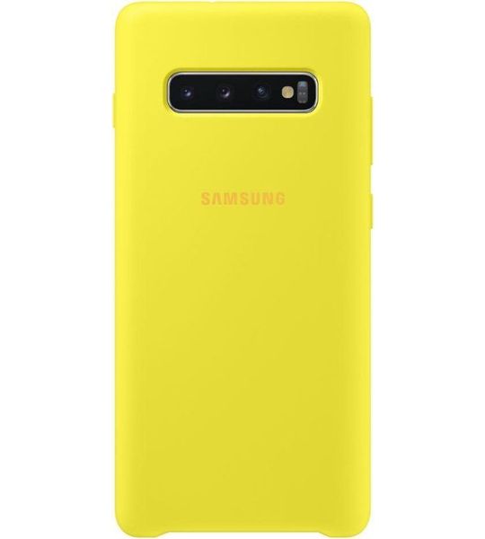 Samsung Galaxy S10+ Silicone Cover Geel