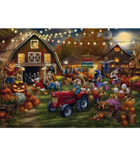 Kinkade - Mickey Minnie Halloween - 1000 stukjes - Puzzel