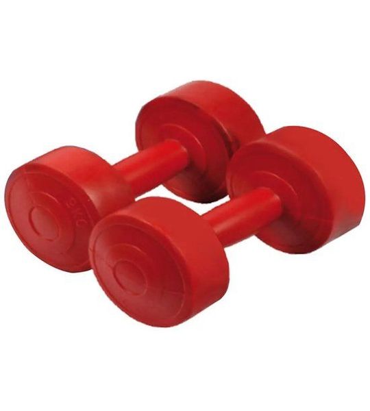 Sporti France 3kg Dumbbell 2 Eenheden Rood 3 kg
