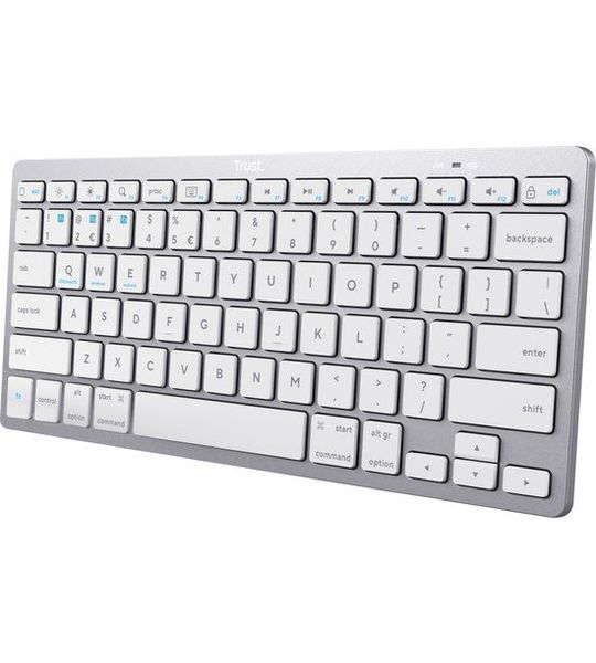 Trust Basics bluetooth Keyboard US Toetsenbord Zilver