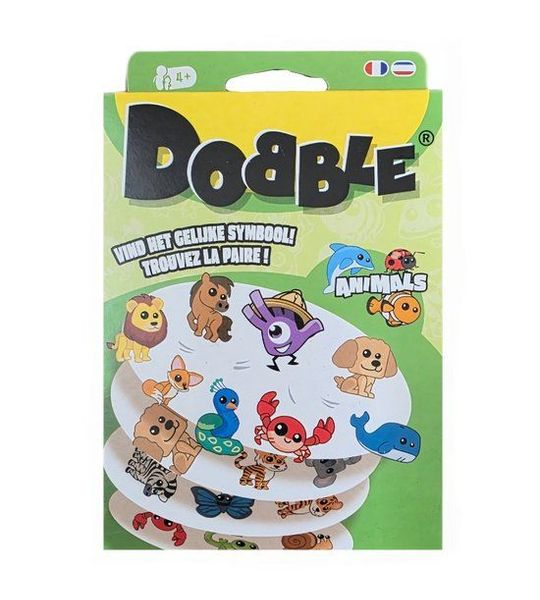 Dobble Animals Jr Kids Kaartspel - Vind het gelijke symbool