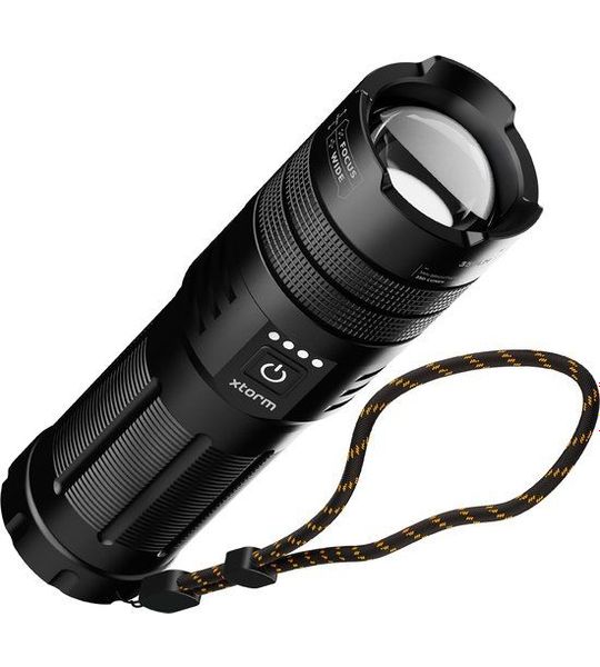 Xtorm Zaklamp Powerbank 10.500 mAh met Snelladen Zwart