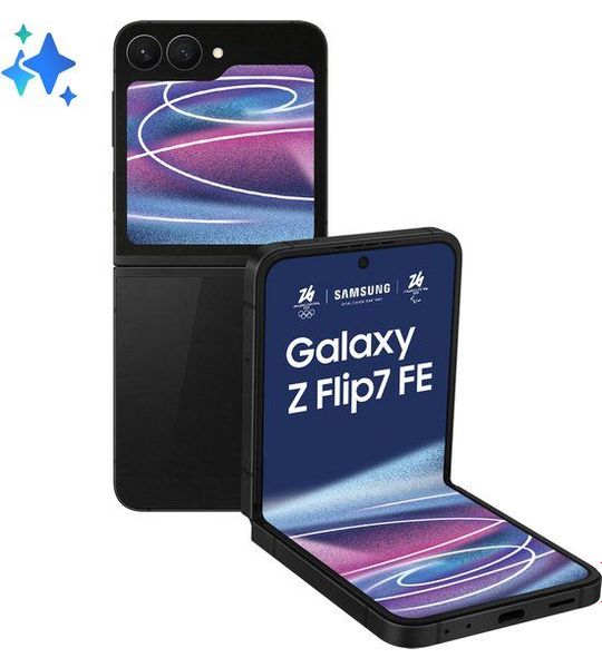 Samsung Galaxy Z Flip 7 FE 256GB 5G Smartphone Zwart