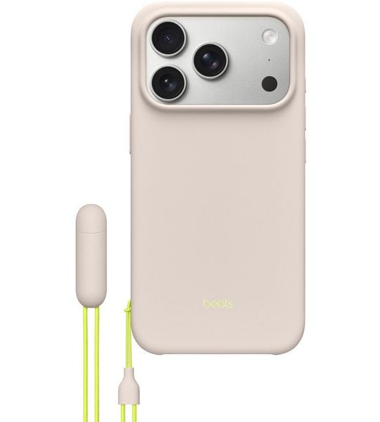 Apple Beats Kickstand Magsafe En Cameraregelaar Cover Voor Apple Iphone 17 Pro Limesteen
