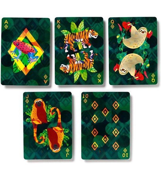 Kaartspel/Speelkaarten - Animal Kingdom - Dierenrijk - 8.5x6cm