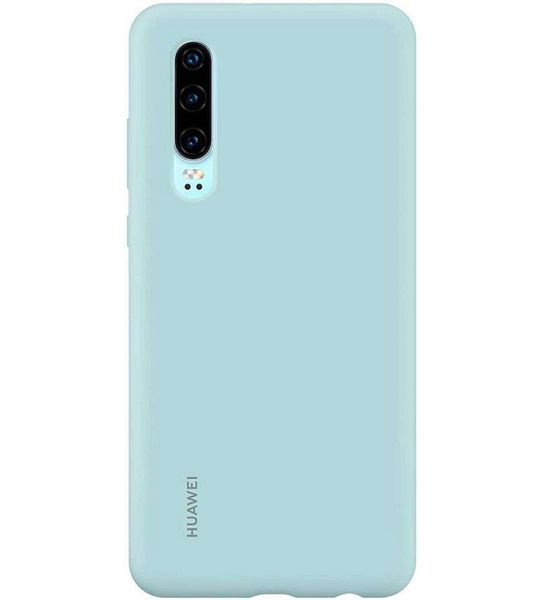 Huawei P30 Silicone Car Case Lichtblauw