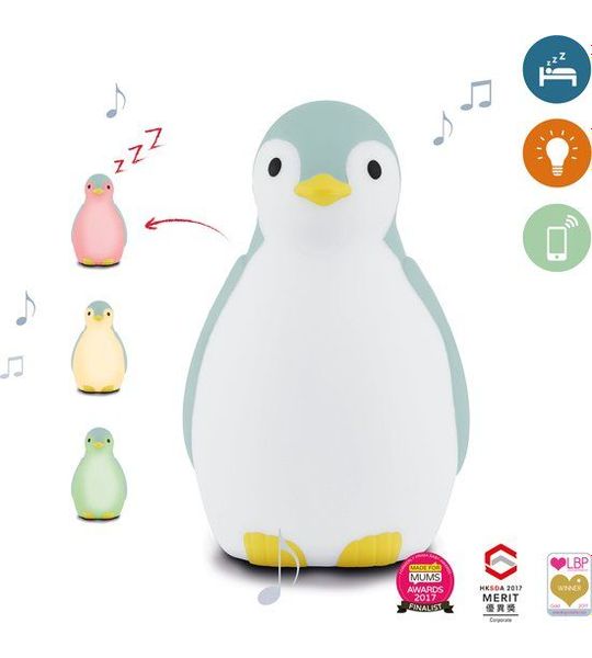 ZAZU Slaaptrainer Pinguïn Pam - Blue