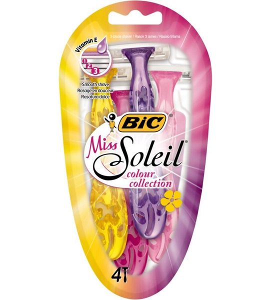 4 Stuks Bic Miss Soleil Color Collection