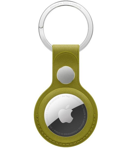 Apple Finewoven Airtag Tracker Accessoire Chartreuse
