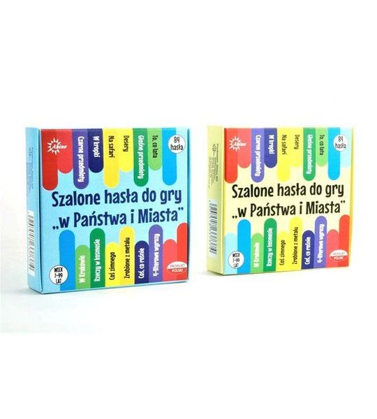 Państwa i Miasta Spel - 60 Woorden, Draagbaar Formaat
