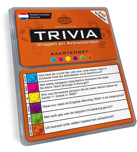Triviant Vragen Aanvulset, Pubquiz, 648 Vraag en Antwoorden - Versie Oranje