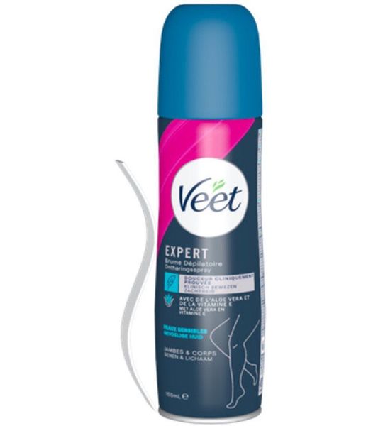 4x150ml Veet Spray Gevoelige Huid Voordeelverpakking