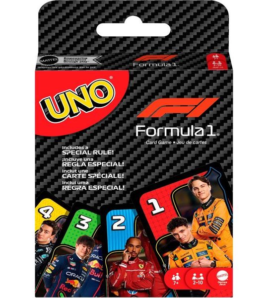 Mattel Games UNO F1 - Kaartspel