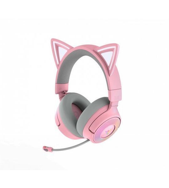 Razer Kraken Kitty V3 Pro Wireless Rgb Gaming Headset Quartz