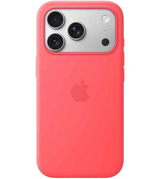 Apple Silicone Magsafe Cover Voor Apple Iphone 17 Pro Bright Guava