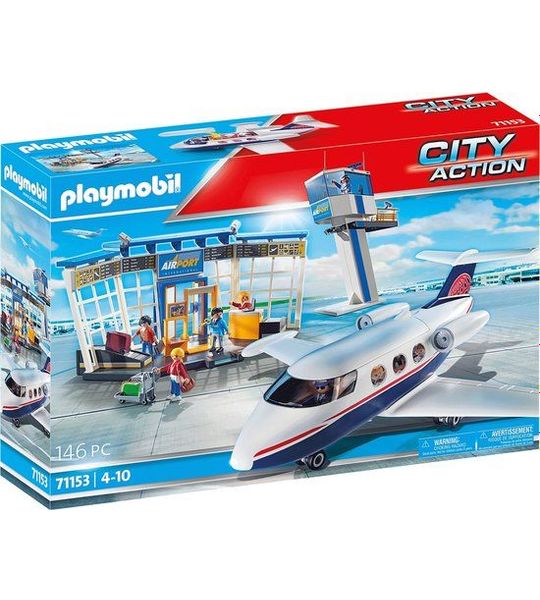 PLAYMOBIL® Luchthaven met vliegtuig - P-71153