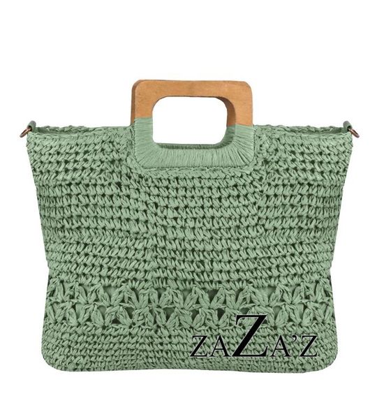 Gehaakte tas groen