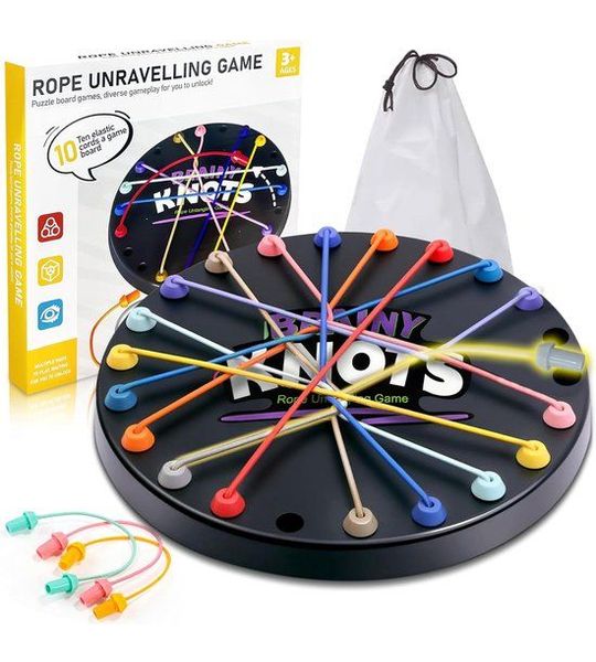 HRgoyy Rope Unravelling Game - Knopen spel voor kinderen en volwassenen