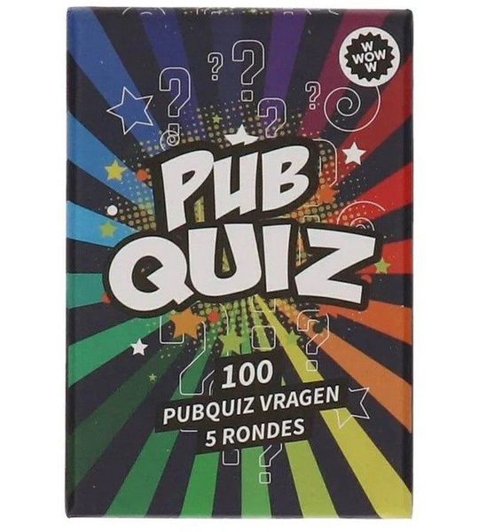 Pub Quiz - 100 pubquiz vragen - 5 rondes
