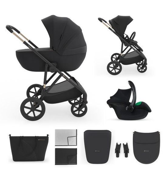 Kinderwagen Kinderkraft Prime3 PRO 3-in-1 Venezian Black